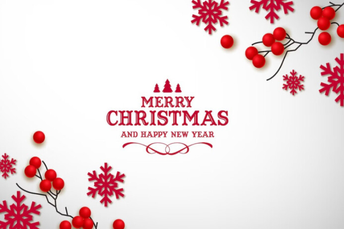 Copy of Maximalist Merry Christmas And Happy New Year Poster | PosterMyWall