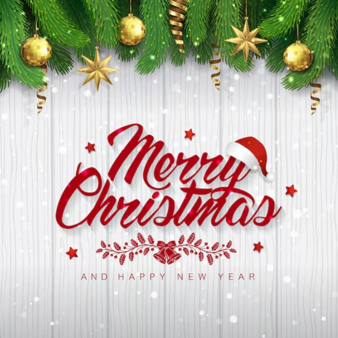 Plantilla de Maximalist Merry Christmas And Happy New Year Instagram ...