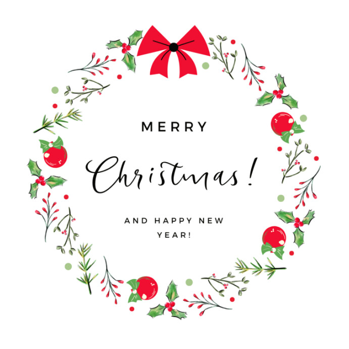Copy of Maximalist Merry Christmas And Happy New Year Instagram Post ...