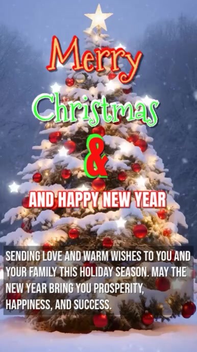 Copy of Maximalist Merry Christmas And Happy New Year Video Design ...