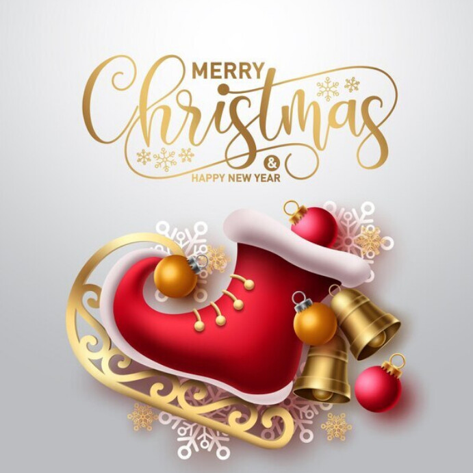 Copy of Maximalist Merry Christmas And Happy New Year Instagram Post ...