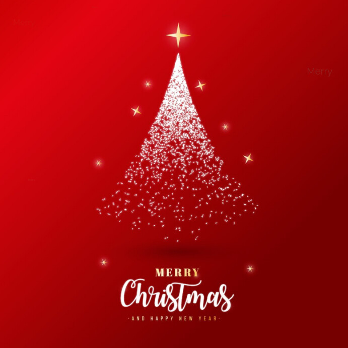 Maximalist Merry Christmas And Happy New Year Instagram Post Template ...