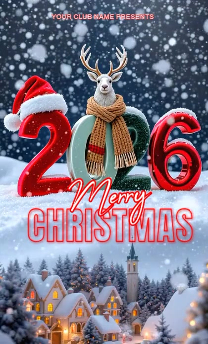 Maximalist Merry Christmas Card Design Us Legal Template | PosterMyWall