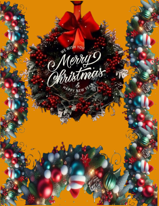 Copy of Maximalist Merry Christmas Flyer (us Letter) | PosterMyWall