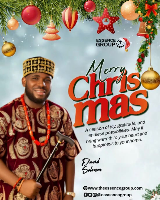 Maximalist Merry Christmas Greeting Template Instagram Portrait ...