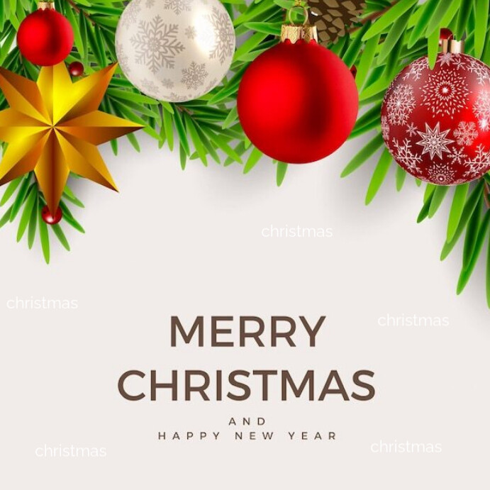 Copy of Maximalist Merry Christmas Instagram Post | PosterMyWall
