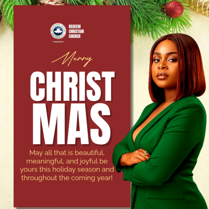 Maximalist Merry Christmas Instagram Post Template | PosterMyWall