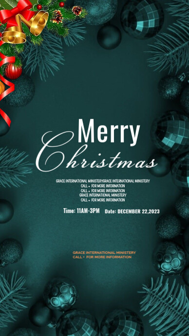 Copy of Maximalist Merry Christmas Instagram Story | PosterMyWall