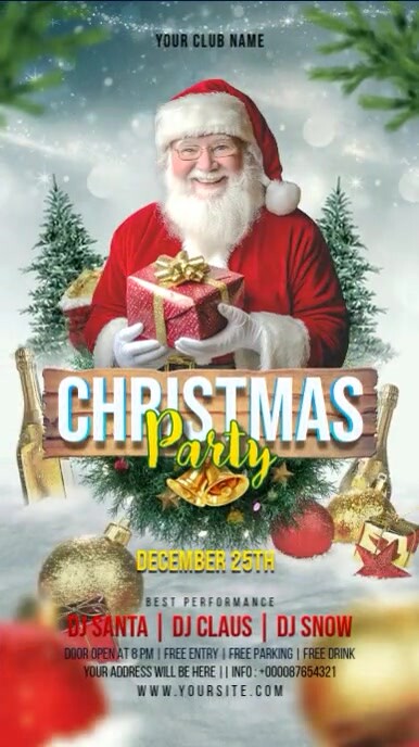 Copy of Maximalist Merry Christmas Video Animation Instagram Story ...