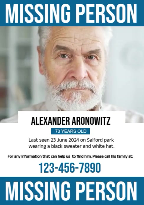 Maximalist Missing Person Ad Video Template A4