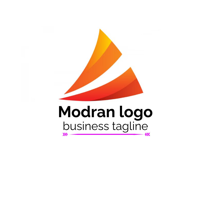 Moderan Logo Maximalist Modran Logo Template | PosterMyWall