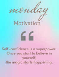 Maximalist  Monday Motivation  Flyer (us Letter) template