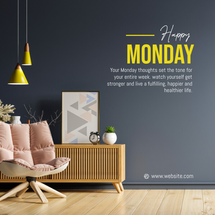 Maximalist Monday Motivation Instagram Post Template | PosterMyWall