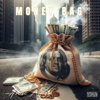 Maximalist Money Bag Mixtape Album Cover  Album Cover template