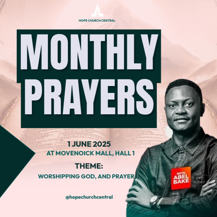Copy of Maximalist Monthly Worship Instagram Post | PosterMyWall
