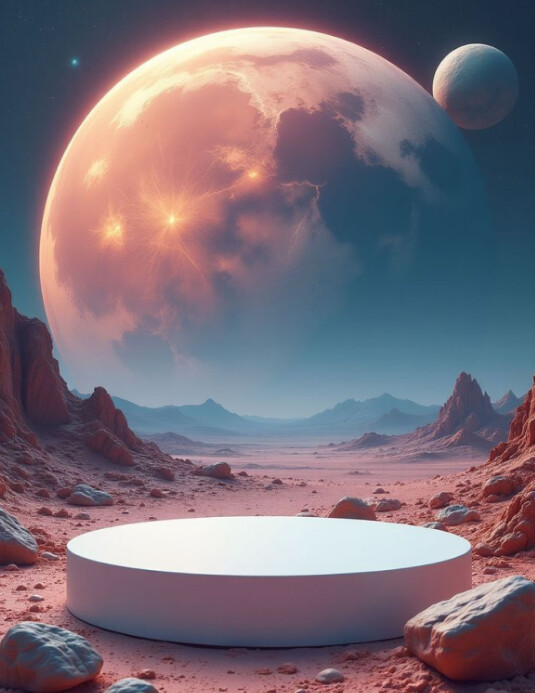 Maximalist Moon Flyer (us Letter) template