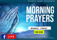 Maximalist Morning Prayers Postcard template