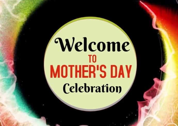 Maximalist Mother's Day Postcard Ikhadi leposi template