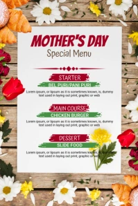 Maximalist Mother's Day Special Menu Tumblr Graphic Tumblr-Grafik template