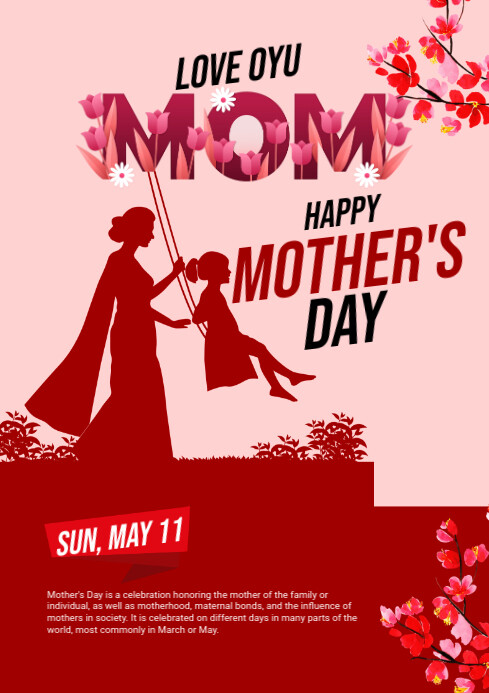 Maximalist Mother's Day A2 template