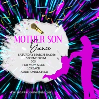 Maximalist Mother & Son Dance  Instagram Post template