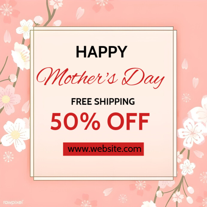 Maximalist Mother Day Instagram Post template