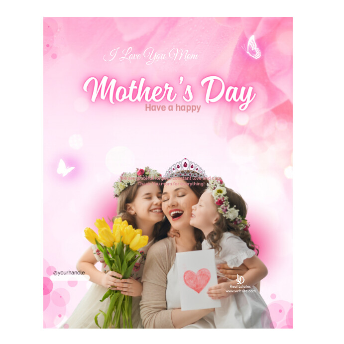 Maximalist  Mothers Day Batch Instagram Post template