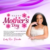 Maximalist Mothers Day Celebration Square (1:1) template