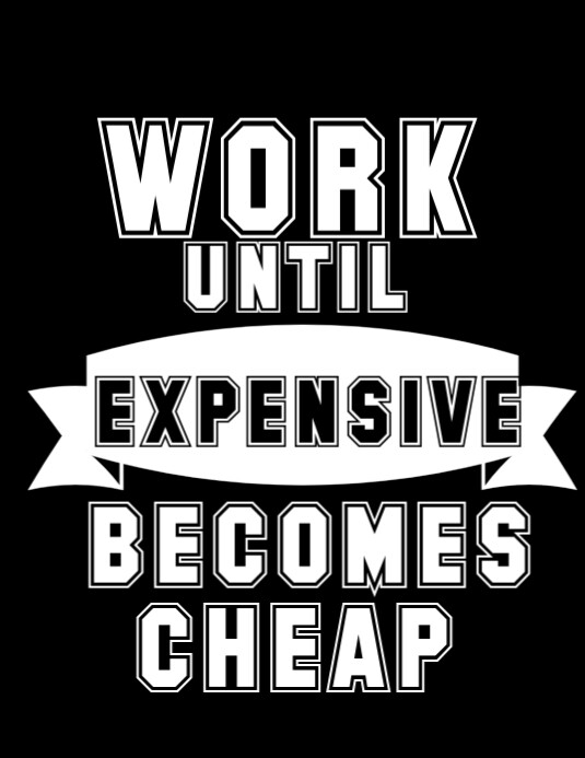 Maximalist Motivational Poster Flyer (us Letter) Pamflet (VSA Brief) template