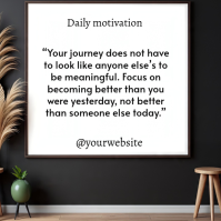 Maximalist Motivational Quotes  Square (1:1) template