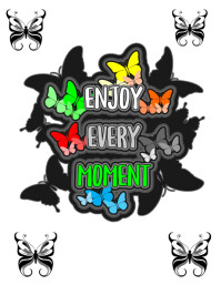 Maximalist Motivational Words Poster Flyer (us Letter) template