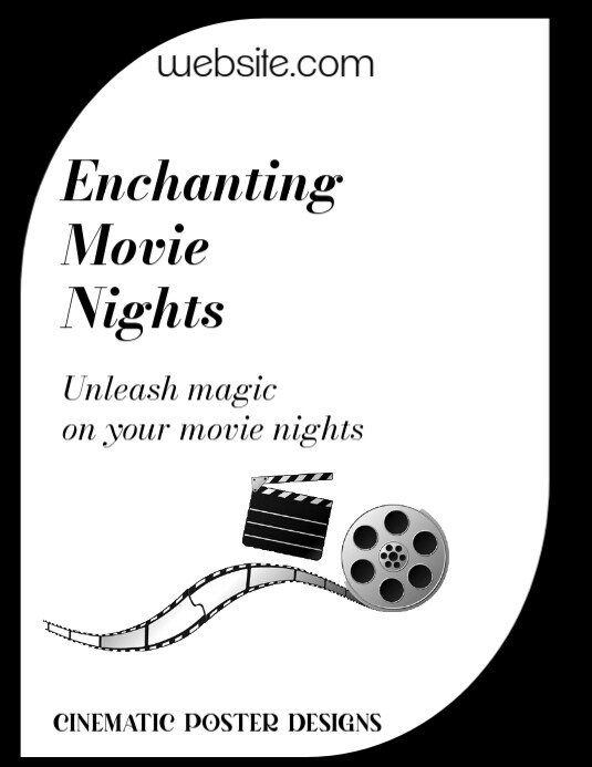 Maximalist Movies Flyer (us Letter) Pamflet (VSA Brief) template