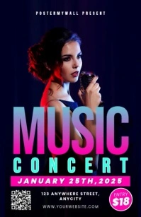 Maximalist Music Concert Tabloid Tabloide template