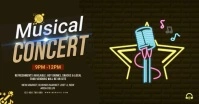 Maximalist Musical Event Facebook Event Cover template