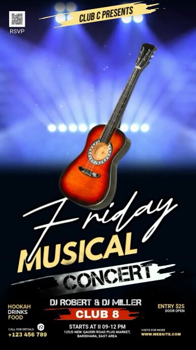 Maximalist Musical Party Tiktok Video template