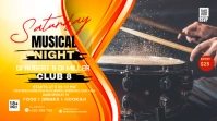 Maximalist Musical Party Youtube Channel Cover Photo template