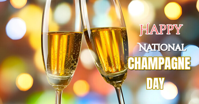Maximalist National Champagne Day Design Facebook Shared ...