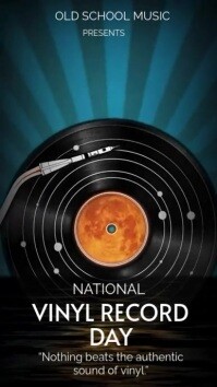 Maximalist National Vinyl Record Day  Instagram Reel template