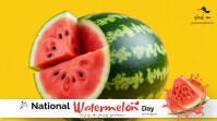 Maximalist National Watermelon Day Digital Display (16:9) template