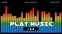 Maximalist Neon/art/list/outro/intro/player/play/concert/music/video/sound/retro/musical/music/tradi Digital Display (16:9) template