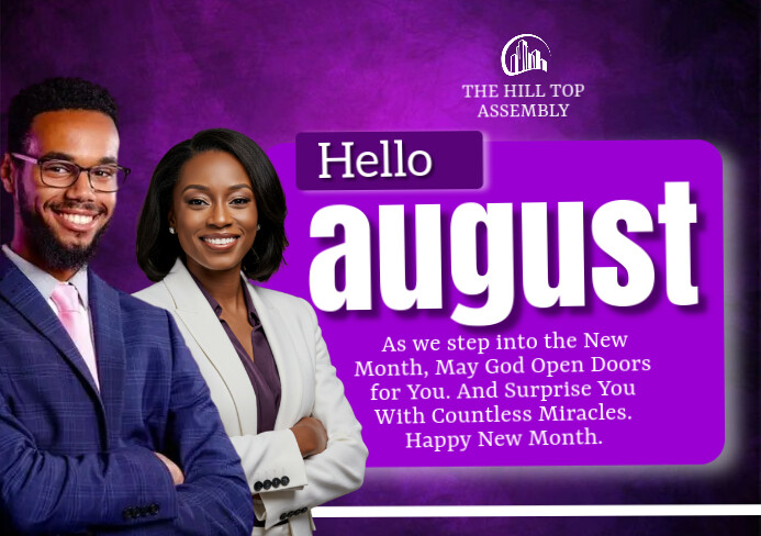 Maximalist New Month August  A5 template