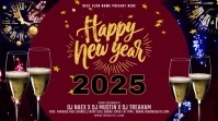 Maximalist New Year Eve Digital Display Digital Display Digital Display (16:9) template