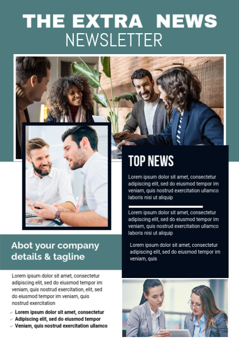Maximalist Newsletter Template A1 | PosterMyWall