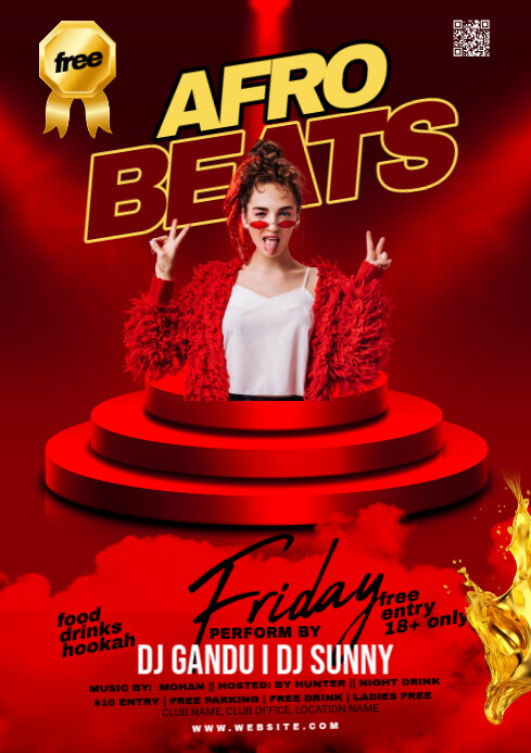 Maximalist Night Club A1 template