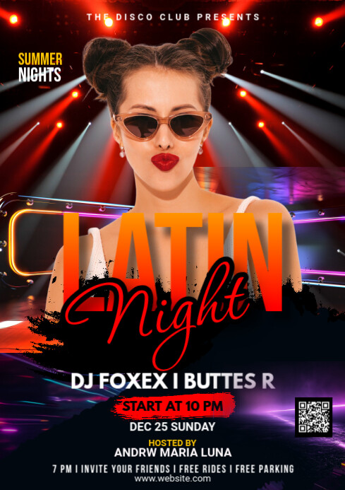 Maximalist Night Club A1 template