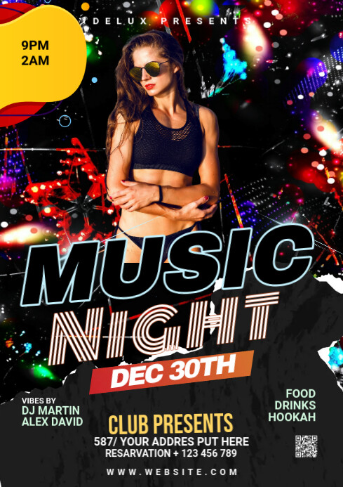 Maximalist Night Club A3 template