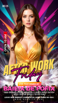 Maximalist Night Club Instagram Story template