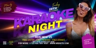Maximalist Night Club Party Eventbrite Banner template