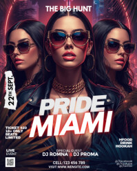 Maximalist Night Club Party Instagram Portrait template