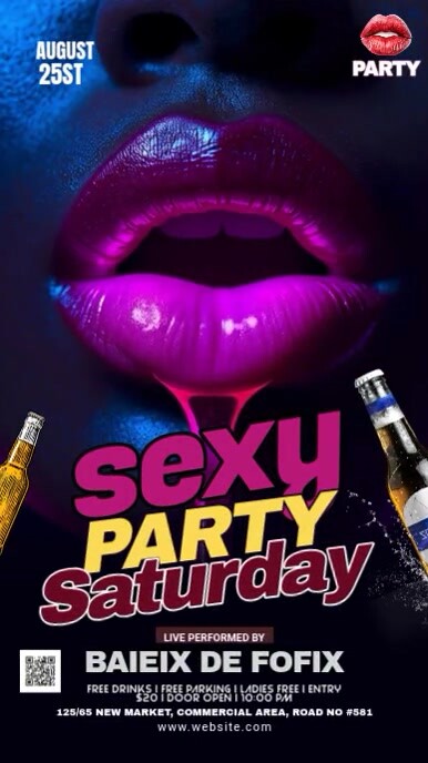 Copy of Maximalist Night Club Party Instagram Story | PosterMyWall